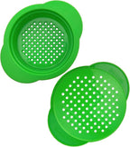 2 Pack - Can, Tuna, Colander Strainer, Food Grade Plastic, BPA-Free, Unibody Design, Dishwasher Safe, Fits Standard Size Cans