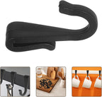 YARNOW 12pcs Black Plastic S-Shaped Multi-Purpose Kitchen Utensil Hooks with Clip-on Design for Wire Shelving, Hanging Storage Rack for Kitchen, Office, and Bathroom Organization