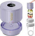 LOVE MOMENT Electric Mason Jar Vacuum Sealer Kit for Wide Mouth and Regular Mouth Mason Jar - Purple