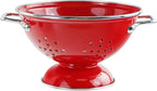 Calypso Basics by Reston Lloyd Powder Coated Enameled Colander, 1 Quart, Red