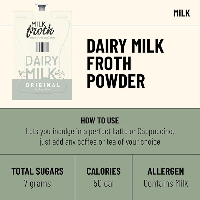Mars Flavia Alterra Real Milk Froth, Original, 18 Count (Formerly Fabulous Froth)