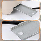 2pcs Replacement Plates for Bella 2 Slice Slim Toaster, Premium Metal Toaster Replacement Accessories Non-Stick Coating Durable & Easy to Clean Compatible with Bella