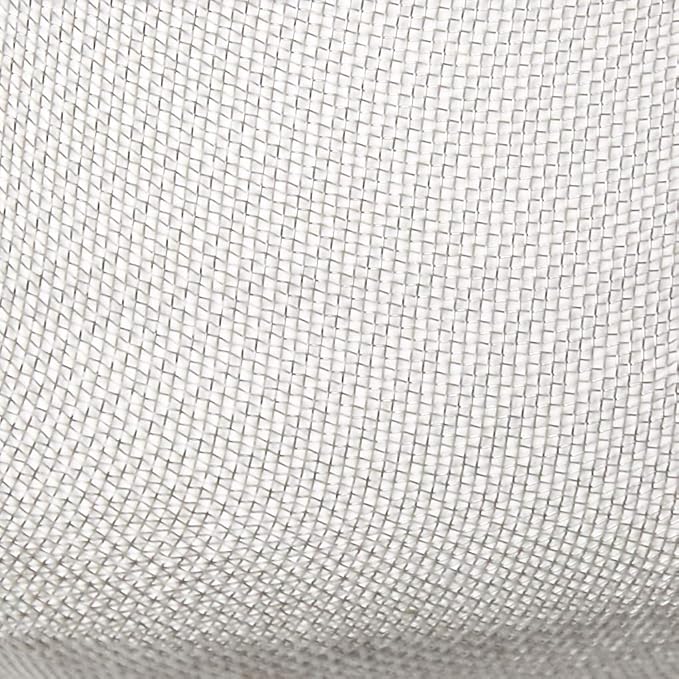 ExcelSteel Professional Quality Heavy Gauge Mesh Colander With Santopreme Handles, 6-1/2-Inch
