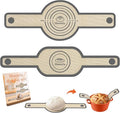 Silicone Bread Sling for Dutch Oven - Non-Stick & Heat Resistant, 2Pcs Oval and Round Reusable With Long Handles for Transfer Sourdough