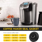 Coffee Maker Replacement Upper Needle Seal Silicone Gasket Compatible with Cuisinart Single Serve Coffee Maker for SS-10, SS-10P1, SS-5, SS-5W, SS-700, SS-700ENW, SS-6, SS-780, and SS-780PC