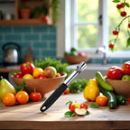 1Pc Black Stainless Steel Core Seed Remover Fruit Apple Pear Corer Easy Twist Kitchen Tool Fruit and Vegetable Corers