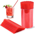 600 Pcs Red Coffee Stirrers Stir Sticks Set - Acrylic Stir Stick Holder Cocktail Straws Bar Straws Drink Stirrers for Coffee Whiskey Valentines Day Disposable Drinking Straws Party Supplies