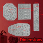 4PCS Heart Silicone Mold,Acxydm Heart Chocolate Molds Hearts Tuile Molds,Fondant Chocolate Molds Set with Love,3D Love Silicone Mold Candy Lace Silica Molds for Making Sugar Craft,Cupcakes
