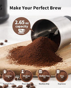 SHARDOR One Touch Coffee Grinder Electric, Spice, Herb, For Coffee Bean Spices and Seeds with 1 Removable Stainless Steel Bowl, Dry Grinder, Black
