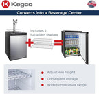 Kegco K309SS-3 3 Faucet Digital Kegerators - Stainless Steel Door