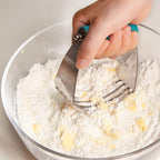 ALLTOP Pastry Blender Cutter,Stainless Steel Dough Masher for Butter, Biscuit,Baking, Kneading,Dough, Flakier and Fluffier Pie Crusts, Almond - Hand Kitchen Tool (1 Pack, Turquoise)