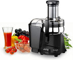 Kuvings Centrifugal Juicer, Black, 12.9 x 8.2 x 16 inches