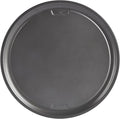 GoodCook PRO Pizza Pan Nonstick Warp & Scratch-Resistant Dishwasher-Safe Carbon Steel Construction for Even Baking Oven Safe to 480°F, 16-Inch, Gray