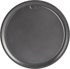GoodCook PRO Pizza Pan Nonstick Warp & Scratch-Resistant Dishwasher-Safe Carbon Steel Construction for Even Baking Oven Safe to 480°F, 16-Inch, Gray