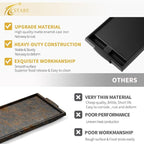 Allstare W10432544 Griddle Replacement Parts for Whirlpool Gas Stove Cast Iron Griddle Plate 19.7’’ x 7.9" W10432539 Kenmore Maytag Jenn Air Kitchenaid Range Cooktop Parts Burner Center Griddle Pan