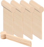 Mozeat Lens 6 Inch Disposable Milk Drink Stirrers Wooden Coffee Stirrers Stir Sticks with Round Ends Wooden Coffee Stirrer Sticks for Coffee Milk Cocktail Tea (100PCS)