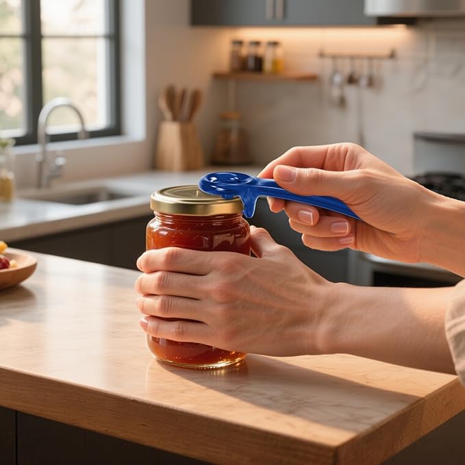 1 Pcs Readaeer Jar Opener for Weak Hand & Seniors with Arthritis (Blue)