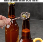 2 PCS Vintage Key Bottle Opener, Antique Style Beer Wine Openers Keys Bottles Openers with Keys Chains Bartenders Cute Tools Party Return Gifts for Guests for Bar Bartender Men and Women, Party