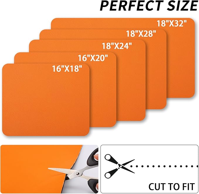 HotLive Dish Drying Mat for Kitchen Counter, Heat Resistant Drainer Mats with Non-slip Rubber Backed, Hide Stain Kitchen Super Absorbent Draining Mat, Easy to Clean Dish Rack Pad, Orange 16"x18"