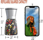Ebaco Original Stainless Steel Salt or Pepper Grinder - Top Spice Mill with Ceramic Blades, Brushed Stainless Steel and Adjustable Coarseness By Pepper Grinder （Single Package）