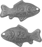 VOSAREA 2pcs Iron Fish Cooking Tool: Fish for Iron Deficiency Reusable - Safe Supplement for Pregnant Women Vegans and Athletes Food Soup & Drinks