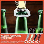 Ziliny 24 Pcs Bottle Opener Keychain Bulk Wine Bottle Beer Opener Keychain 3.27" Stainless Steel Corkscrew Waiter Corkscrew Wine Keyring Gifts for Christmas Bar Party Wedding Home (Mix Color)