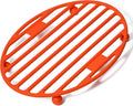 Webake Roasting Rack Oval Silicone 11x8 Inches Cooling Drying Rack Kitchen Cooking Rack for Baking Roasting Pan, Heat-Resistant Silicone Trivet