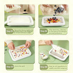 Rolled Ice Cream Maker, New Homemade Ice Cream Roller Maker, Instant Ice Cream Maker, DIY Fun Family Activity Rolled Ice Cream Tray for Yogurt, Sorbetand and Gelatod with 2 Scrapers(Pink)