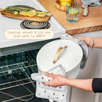 10-in-1 Electric Multi-Cooker, 6 Quart Programmable Cooking Pot with Digital Display, Nonstick Interior, One-Touch Controls, Multi-Function Kitchen Appliance (White Icing)