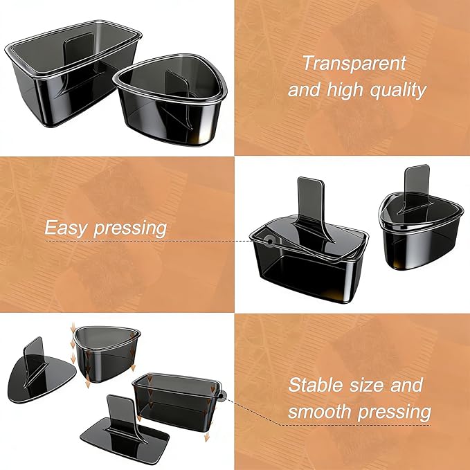 3PCS Clear Black Onigiri Rice Ball Mold Maker Kit, Musubi Press, Triangle Sushi Press for Kid Lunch Bento, Non-stick, BPA-Free