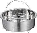 DOITOOL Stainless Steel Steamer Basket for Pot, 8.65inch/22cm Vegetable Steamer Basket Insert Steaming Rack with Handle, Vegetables Fruit Strainers and Colanders for Home Kitchen Cooking