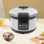 Commercial Tapioca Boba Maker Pearl Cooker, 16l Boba Bubble Tea Cooker with Button, Automatic Non Stick Pearl Pot for Milk Tea Sago Pearl Taro Balls