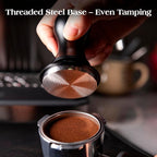 7 PCS Espresso Accessories Kit: 51mm Espresso Tamper, Coffee Distributor, WDT Tool, Dosing Funnel and Puck Screen, Espresso Tool Set Fits Delonghi, CASABREWS 51mm Machines and Portafilters