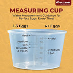 4 in 1 electric egg cooker | Boils upto 14 eggs | Poacher | Omelet maker | Vegetable steamer, dumpling & More | Marble