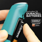 Zulay Kitchen Patented Tornado Triple Whisk Milk Frother with 4 Duracell Batteries – Handheld Foam Maker for Coffee, Lattes, Matcha & Hot Chocolate – Rich, Creamy Froth in Seconds - Turquoise
