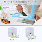 Pro-Series 20-in-1 Vegetable Chopper w/Container, Cheese Grater Hand Crank, Box Mandoline Slicer Food Cutter Shredder Mandolin for Veggie Onion Salad Fruit Potato (Kitchen Gadget & Essential)