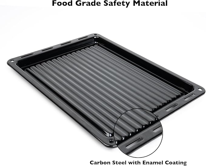 VAL CUCINA Steam Oven Enamel Baking Tray, Compatible with VSO30W/ VSO30W Steam Oven Countertop （Enamel Baking Tray）