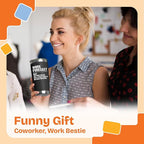 NewEleven Coworker Gifts For Women, Men - Funny Best Friend Present For Work Bestie, Boss, Friends - Gift For Boss, Employer, Bestfriend Gag Gift From Colleague, Friends - 20 Oz Tumbler