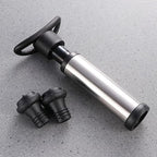 Healifty Wine Saver Vacuum Pump: Wine Preservation Pump Cylinder Set with 2 Reusable Vacuum Bottle Stoppers Tool for Home Bar and Kitchen