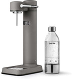 Aarke Carbonator lll, Sparkling & Carbonation Water Machine, Stainless Steel with PET BPA-Free Reusable Bottle Volume 1L/34 fl oz (Matte Grey)