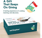 eat2explore Cooking Kits for Kids 17 Pcs – Interactive & Educational Kids Cooking Sets Real for Ages 5 and Up,3 Recipe Cards & Global Ingredients – Perfect for Families and Homeschooling (Singapore)