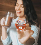 Double Donut Coffee Hazelnut Flavored Coffee Pods, Medium Roast Coffee, Compatible with Keurig K Cups Brewers, 72 Count (Pack of 1)