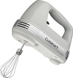 Cuisinart Power Advantage Plus 9-Speed Hand Mixer, 220W-Motor Hand Blender Electric Mixer with 9 Speed Settings, XL Dishwasher-Safe Beaters, 3 Low Mixing Speeds, Storage Case, Cool Grey