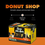 Chock Full o'Nuts Donut Shop Coffee, Compatible with K-Cup Pods, 12 CT (Pack of 6)