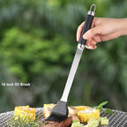 BBQ Grilling Tools Set,12pcs Grilling Accessories Kit for Men Gift, BBQ Grill Utensils Gift Kit with Storage Bucket BBQ Tools Grill Tools Set for Outdoor Grill (Black)