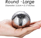 Whiskey Stone Gifts Set, Reusable Metal Ice Cubes, XL Large Stainless Steel Whiskey Stone, Refreezable Ice Ball Set with Storage Case, Unique Christmas Bourbon Gifts, Ice Rocks Wine Chiller