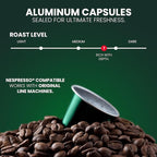 GILA Café Decaf Aluminum Coffee Capsules – Dark Roast Espresso Pods Compatible with Nespresso Original Machines – 100% Arabica, Naturally Water-Processed, 60 Count