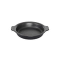 Browne Foodservice THERMALLOY Cast Iron Round Au Gratin 6.5 Inch x 15.2 cm Preseasoned