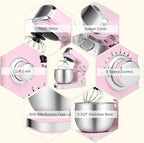 Kitchen in the box Stand Mixer,3.2Qt Small Electric Food Mixer,6 Speeds Portable Lightweight Kitchen Mixer for Daily Use with Egg Whisk,Dough Hook,Flat Beater (Pink)