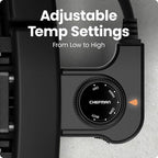 Chefman Smokeless Indoor Electric Grill, Extra Large Grilling Surface, Nonstick Table Top Grill for Indoor Grilling and BBQ with Adjustable Temperature Control, Drip Tray, Dishwasher-Safe Parts